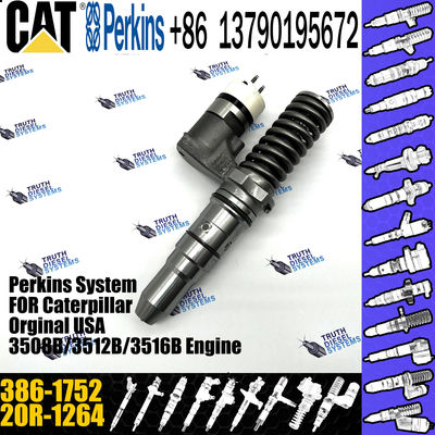 Diesel spare parts fuel injector 20r1264 144-5665 386-1752 250-1300 for caterpillar 3508B 3512B 3516B engine injector