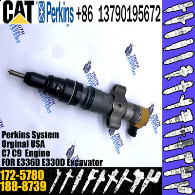 Machinery engine parts C-9 injector 188-8739 1888739 172-5780 for caterpillar D6R 627G 637G 973C