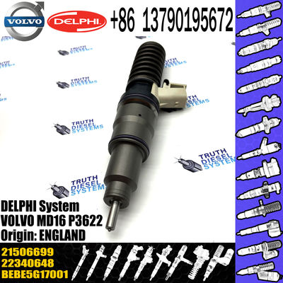 New Diesel Fuel Injector 21569191 for VOL Del-phi 20972225 BEBE4D16001 BEBE4N01001 for D11C 21506699 21569191 2150669