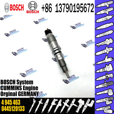 Fuel injector for sale 0445120133 for cummins qsc8.3 qsl9 common rail diesel injector 4993482 4945463