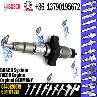 diesel engine parts common rail injector 0445120079 504117273 for CASE/IVECO