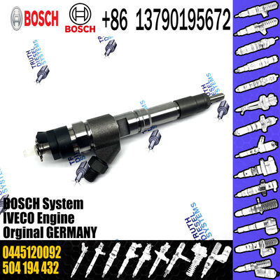 High Quality New Diesel Fuel Injector 504194432 0445120092 For IVECO/NEW HOLLAND/FIAT/CASE IH