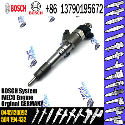 High Quality New Diesel Fuel Injector 504194432 0445120092 For IVECO/NEW HOLLAND/FIAT/CASE IH