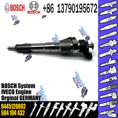 High Quality New Diesel Fuel Injector 504194432 0445120092 For IVECO/NEW HOLLAND/FIAT/CASE IH
