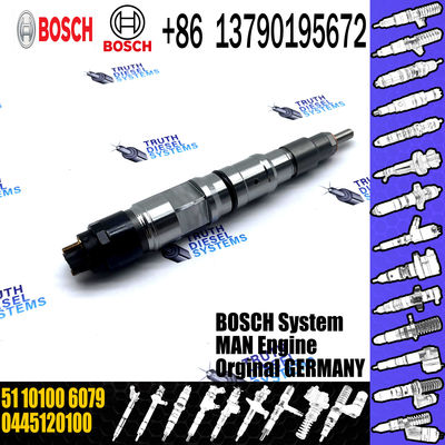 51101006079 common rail injector 0445120219 51101006127 for MAN TGA TGL TGX 12.4D diesel injector nozzle 0445120219