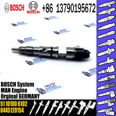 good injector C.R.fuel injector 0445120154 51101006102 fit for MAN TRUCK