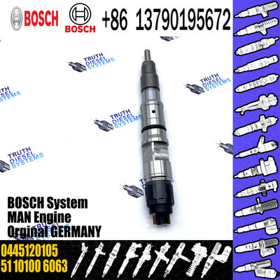 Diesel Fuel Engine Injector Assemblies 0445120105 Common Rail Injector 0445120105