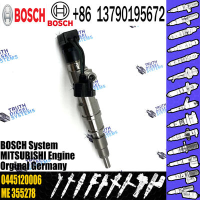 0445120006 Diesel Common Rail Fuel Injector For Mitsubishi Fuso 6M70