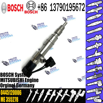 0445120006 Diesel Common Rail Fuel Injector For Mitsubishi Fuso 6M70