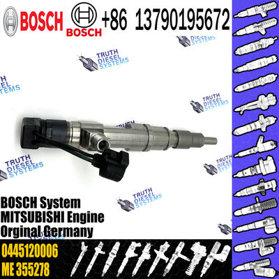 0445120006 Diesel Common Rail Fuel Injector For Mitsubishi Fuso 6M70