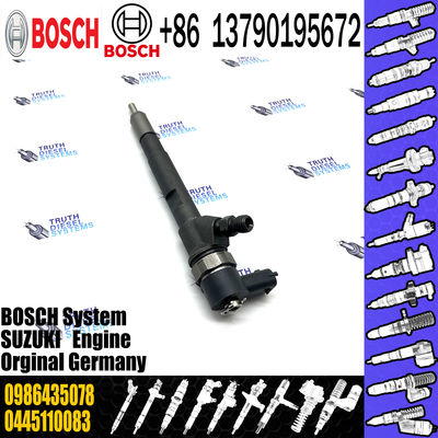 Diesel Common Rail 0445110083 0986435078 Fuel Injector OE 55184536 55192096 55192495 China made New High Quality