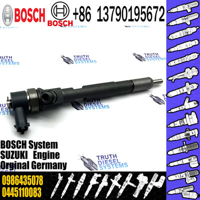 Diesel Common Rail 0445110083 0986435078 Fuel Injector OE 55184536 55192096 55192495 China made New High Quality