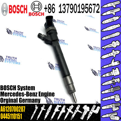 High Quality China New 0445110151 Injector Diesel Fuel 0 445 110 151 for OE 6120700287 A6120700287 OM 612.990 Diesel