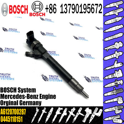 High Quality China New 0445110151 Injector Diesel Fuel 0 445 110 151 for OE 6120700287 A6120700287 OM 612.990 Diesel