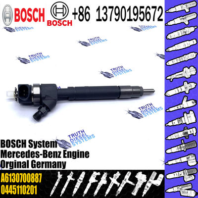 original common rail injector 0445110201 diesel fuel injector A6130700887 for Sprinter Vito