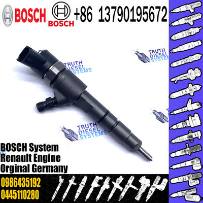 0445110280 BOSCH Diesel Injector New Common Rail Injector Assembly 0986435192