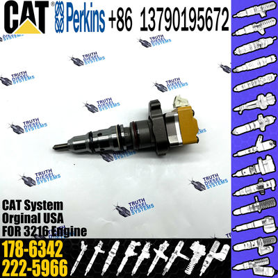 CAT Excavator Parts Diesel Fuel Injector 178-6342 10R-1257 For Caterpillar Engine 3216