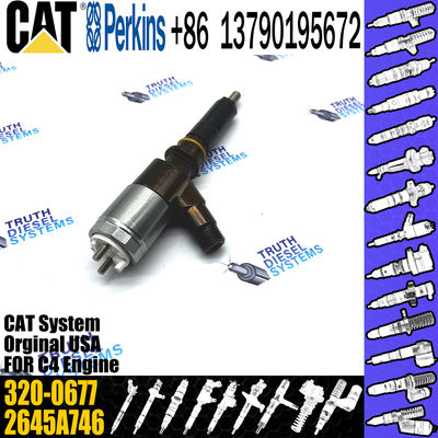 CAT Diesel Fuel Injector 10R7671 10R-7671 320-0677 3200677 For CAT Excavator Engine C4