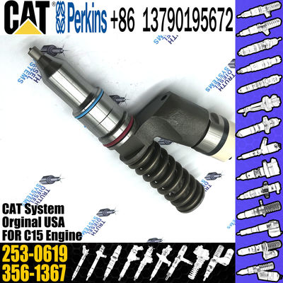 CAT C15 fuel common rail injector 253-0619 2530619 10R-7232 for Caterpillar Engine