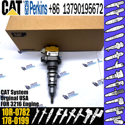 common rail fuel injector 178-0199 10R-0782 for CAT 3216 engine