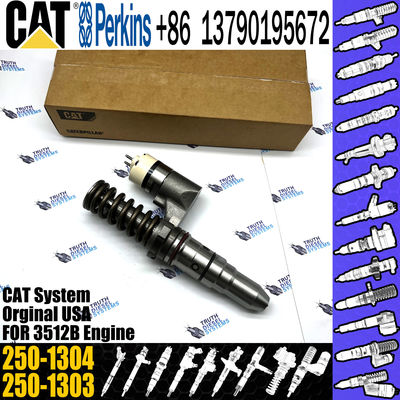 3512B Engine Injector diesel common Rail Fuel Injector 250-1304 10R-1278 for Caterpillar