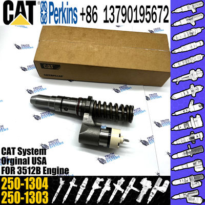 3512B Engine Injector diesel common Rail Fuel Injector 250-1304 10R-1278 for Caterpillar