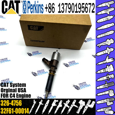 Diesel Fuel Injector 326-4756 32F61-00014 For CAT Excavator C4.2 Engine
