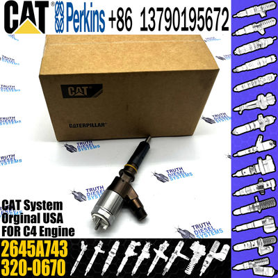 Diesel Engine Common Rail Injector 3210990 10R-7668 10R7668 321-0990 2645A743 For CAT C6.6