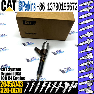 Diesel Engine Common Rail Injector 3210990 10R-7668 10R7668 321-0990 2645A743 For CAT C6.6