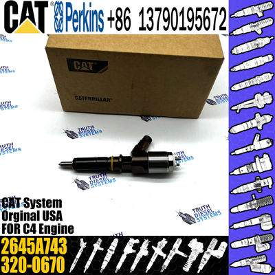 Diesel Engine Common Rail Injector 3210990 10R-7668 10R7668 321-0990 2645A743 For CAT C6.6