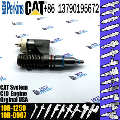 10R-1258 10R-1259 common rail excavator fuel injector for CAT C10 C12 engine injector 10R-1258 10R-1259