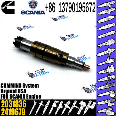Cummins Diesel Fuel Injector 1933613 2031836 2086663 1933246 2031835 2086663 For SCANIA R Series
