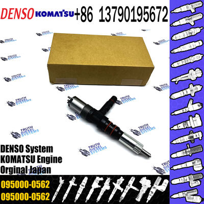 SA6D140E-3/3H Common Rail Injector 095000-0561 095000-0562 For KOMA-TSU 6218-11-3101 6218-11-3102 PC600-7/PC650-7/WA500-