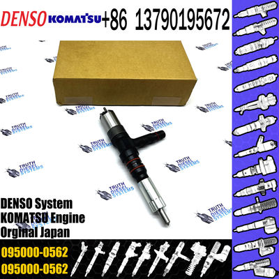 SA6D140E-3/3H Common Rail Injector 095000-0561 095000-0562 For KOMA-TSU 6218-11-3101 6218-11-3102 PC600-7/PC650-7/WA500-