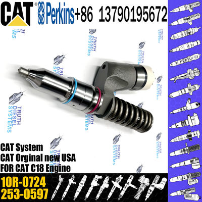 Common Rail Injector Fuel Injector 253-0616 253-0618 291-5911 10R-0724 For C15 C18 Excavator