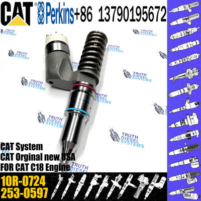 Common Rail Injector Fuel Injector 253-0616 253-0618 291-5911 10R-0724 For C15 C18 Excavator