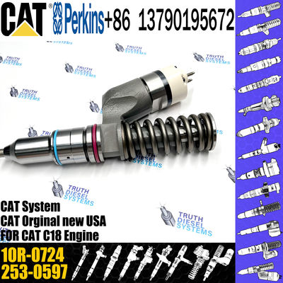 Common Rail Injector Fuel Injector 253-0616 253-0618 291-5911 10R-0724 For C15 C18 Excavator