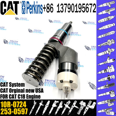 Common Rail Injector Fuel Injector 253-0616 253-0618 291-5911 10R-0724 For C15 C18 Excavator
