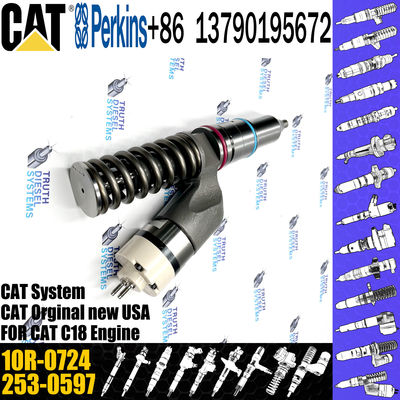 Common Rail Injector Fuel Injector 253-0616 253-0618 291-5911 10R-0724 For C15 C18 Excavator
