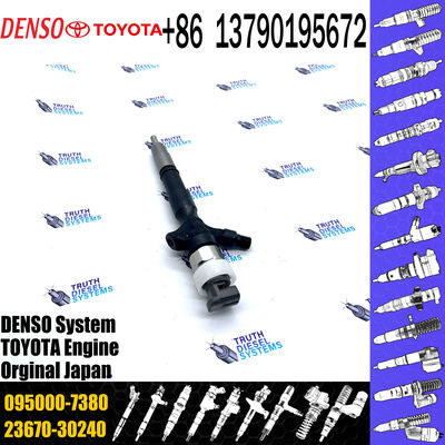 FUEL INJECTOR 095000-6190, 23670-30300 23670-30240,095000-7760, 095000-8740, 095000-7380 FOR TOYOTA 2KD-FTV ENGINE