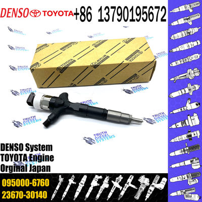 Nine Diesel Injector 095000-6760 23670-30140 Injector 095000-6760