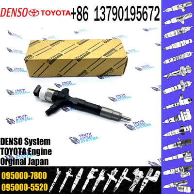 Common Rail Injector 23670-30310 095000-7800 Injector For TOYOTA 2KD-FTV, D-4D, TRH2 Injector Nozzle 23670-30310 095000-