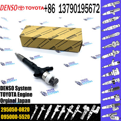 Common Rail Injector Assembly 23670-30380 295050-0820 For Toyota Dyna 1KD-FTV D-4D Dutro