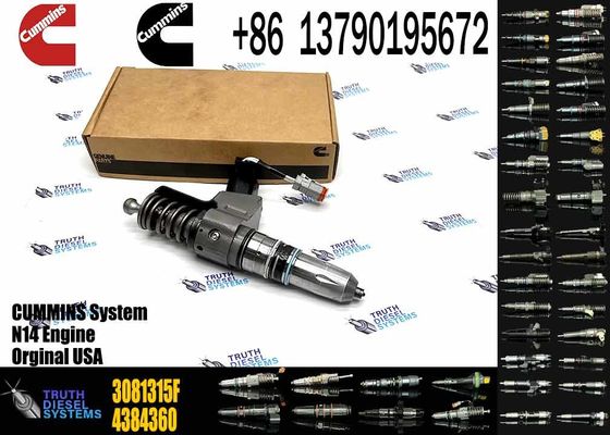 Common Rail Diesel Fuel Injector 3411760 3081315F 3409975 For Cummins QSN14 N14