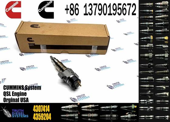 Common rail injector fuel injecto 5491659 4327072 4359204 4307414 for QSL Excavator QSL9.3 ISCE Engine 6L