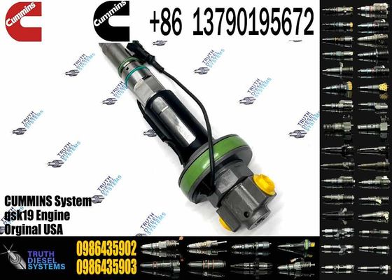 Auto Parts Common Rail Diesel Fuel Injector 0986435902 For Cummins QSK19 QSK38 QSK60
