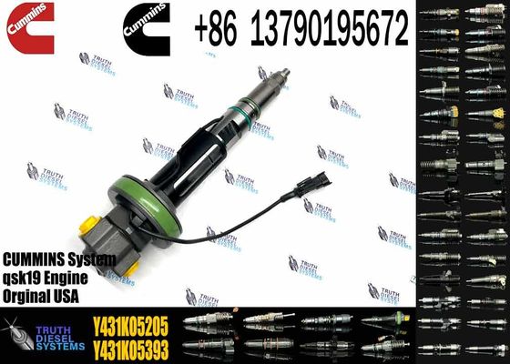 Common rail injector fuel injecto Y431KO5205 Y431K05417 Y431K05558 for QSK19 Excavator Y431KO5199 8QSK50 QSK60