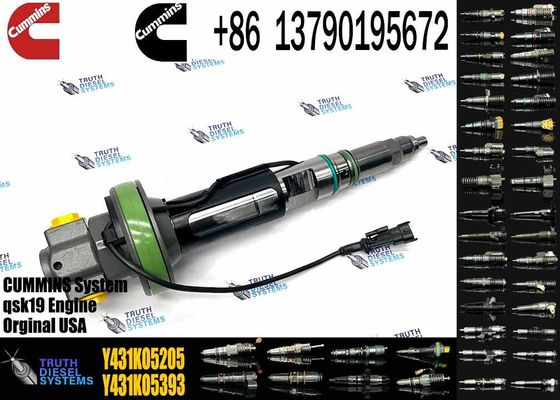 Common rail injector fuel injecto Y431KO5205 Y431K05417 Y431K05558 for QSK19 Excavator Y431KO5199 8QSK50 QSK60