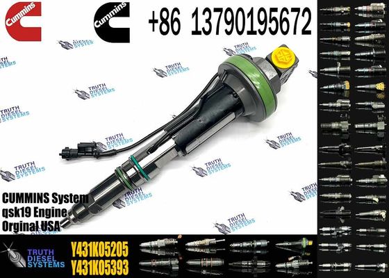 Common rail injector fuel injecto Y431KO5205 Y431K05417 Y431K05558 for QSK19 Excavator Y431KO5199 8QSK50 QSK60