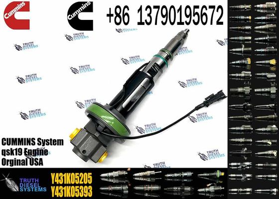 Common rail injector fuel injecto Y431KO5205 Y431K05417 Y431K05558 for QSK19 Excavator Y431KO5199 8QSK50 QSK60